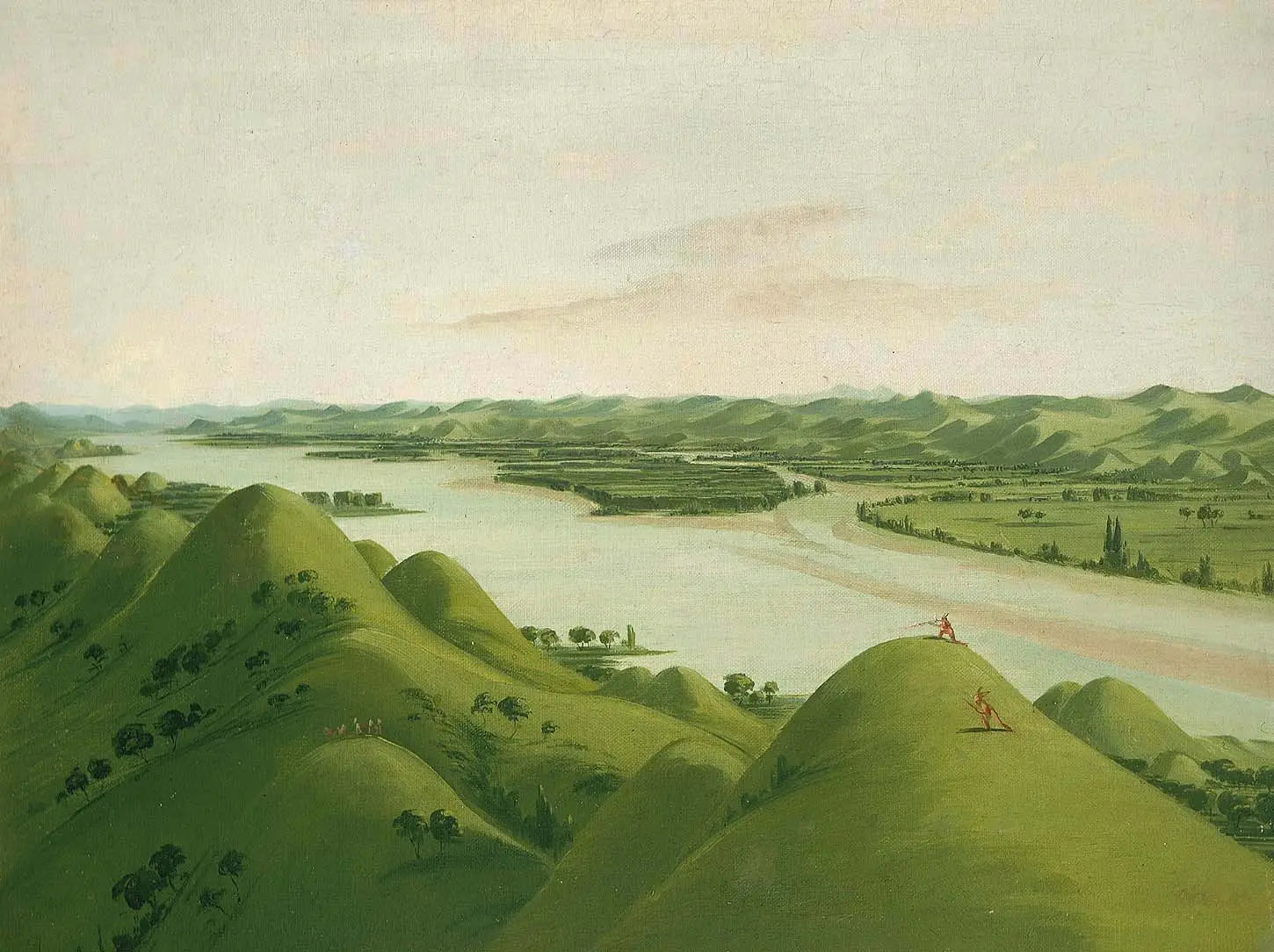 Magnifiques prairies au-dessus des Poncas à 1 050 milles au-dessus de Saint-Louis - George Catlin - Alpha Reproduction