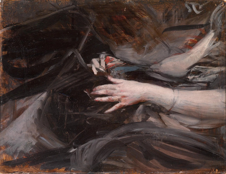 Mani da cucito di una donna - Giovanni Boldini