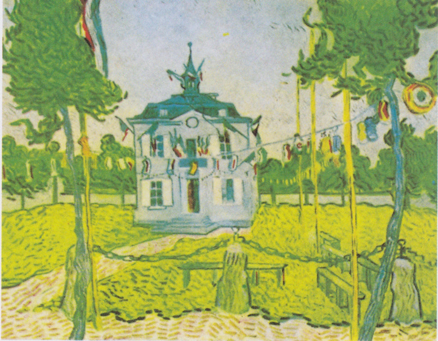 Il Municipio di Auvers-sur-Oise il 14 luglio - Vincent van Gogh