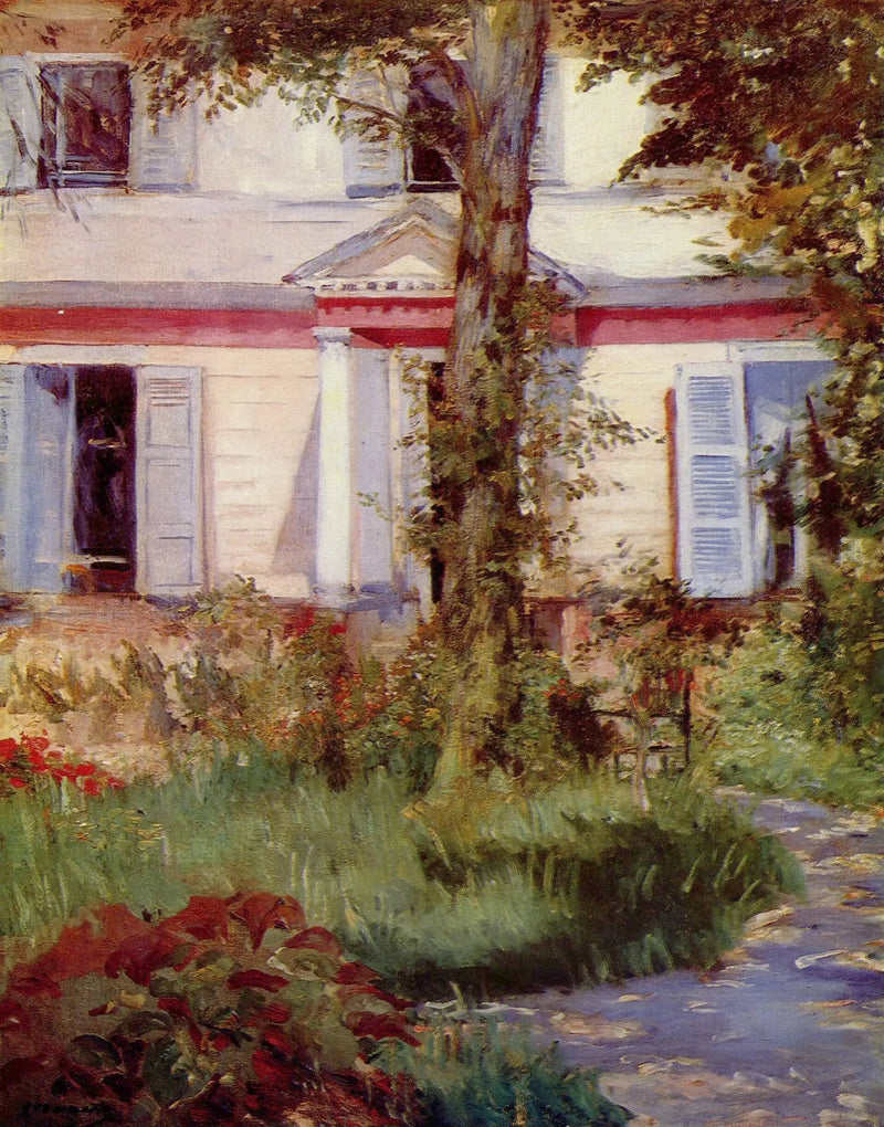 Casa a Rueil - Édouard Manet