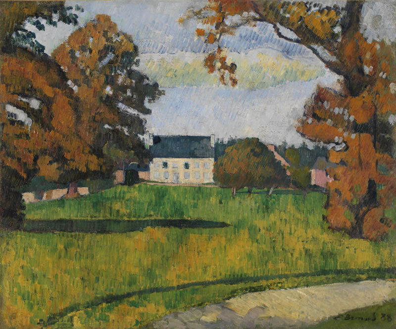 Casa sul fondo di un parco - Émile Bernard