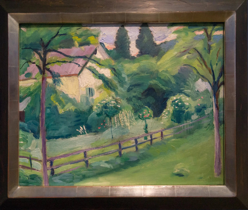 Casa di campagna con giardino - August Macke