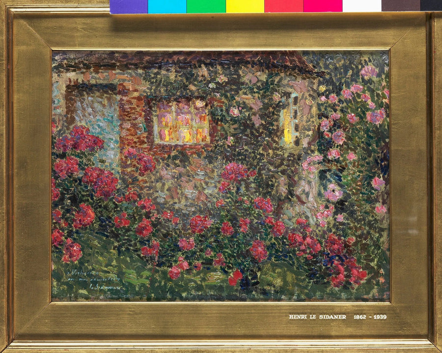Casa di campagna tra le rose - Henri Le Sidaner