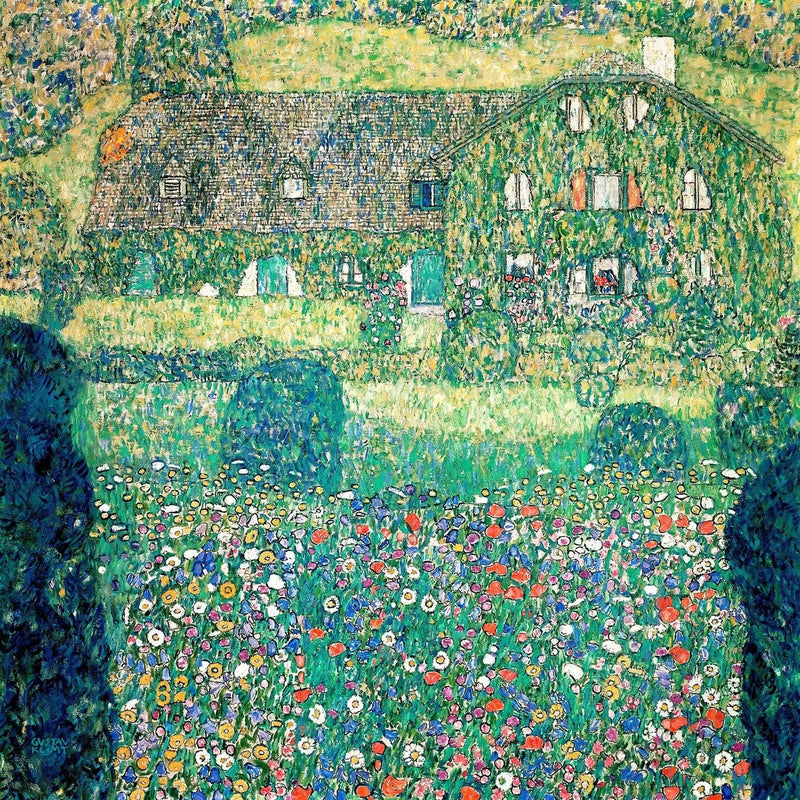 Casa di campagna sul lago Attersee - Gustav Klimt