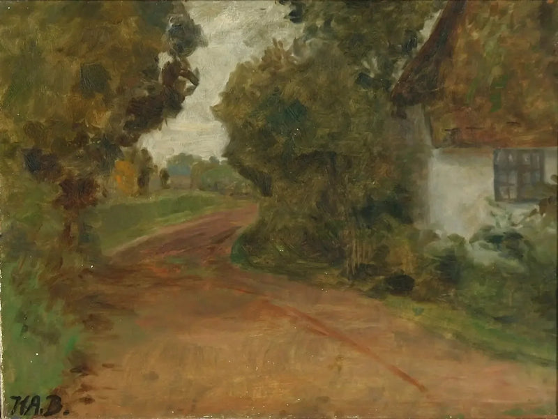 Casa della nonna nel villaggio di Brendekilde. - H. A. Brendekilde