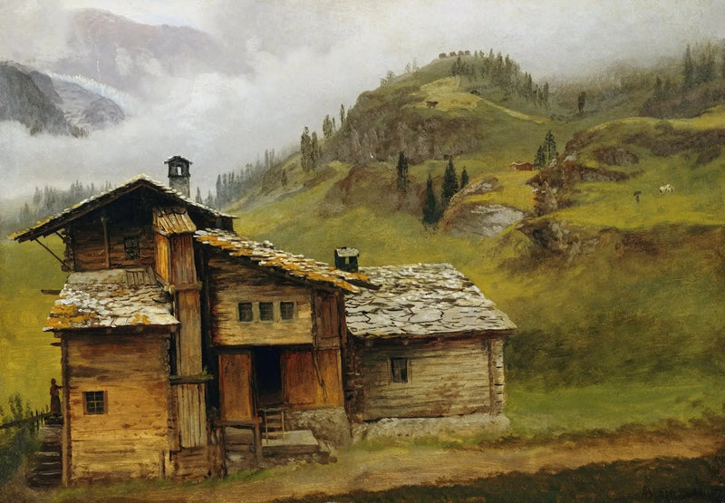 Casa di montagna - Albert Bierstadt