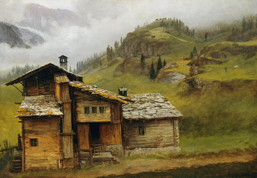 Casa di montagna - Albert Bierstadt