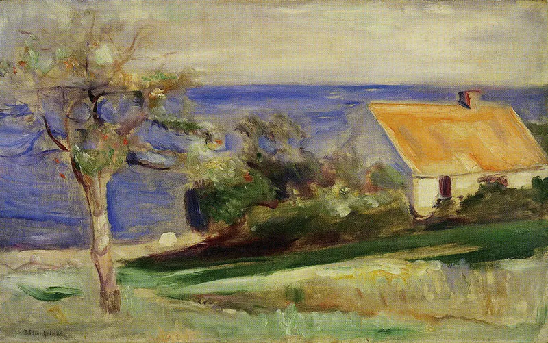 casa di Morten Damme vicino ad Åsgardstrand - Edvard Munch