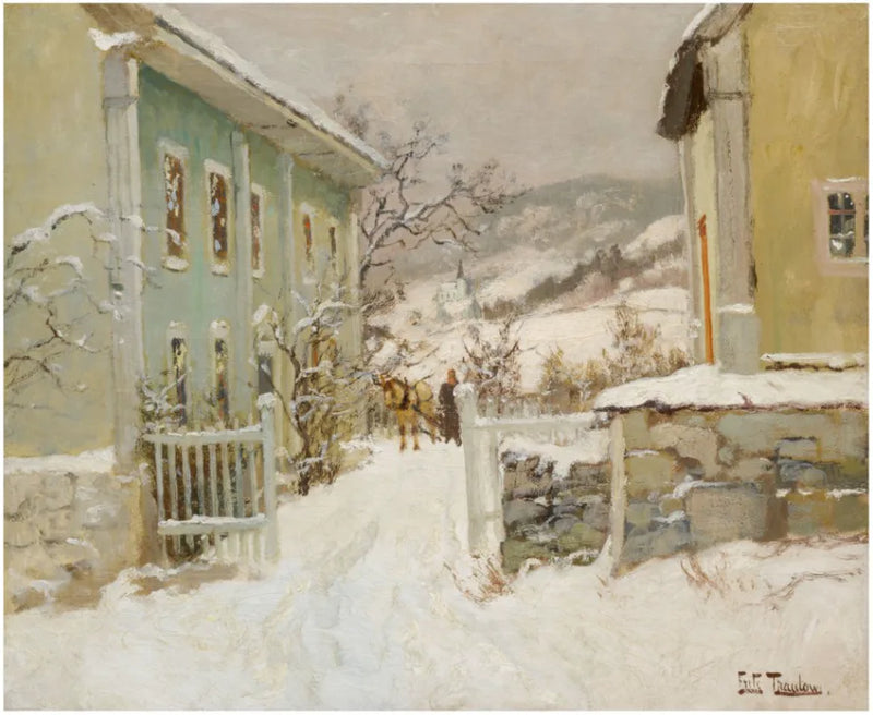 Casa del clero in Norvegia - Frits Thaulow