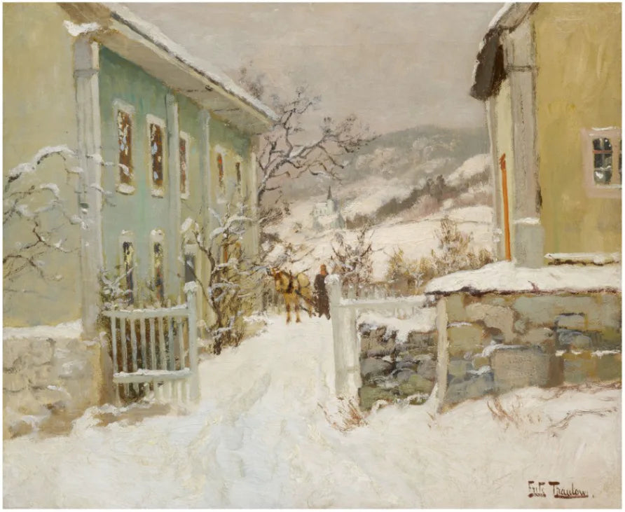 Casa del clero in Norvegia - Frits Thaulow