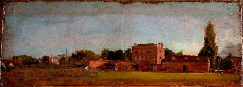 Casa del gendarme Golding, East Bergholt - John Constable