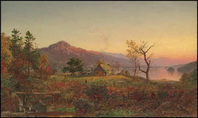 Casa del pescatore, lago Greenwood - Jasper Francis Cropsey