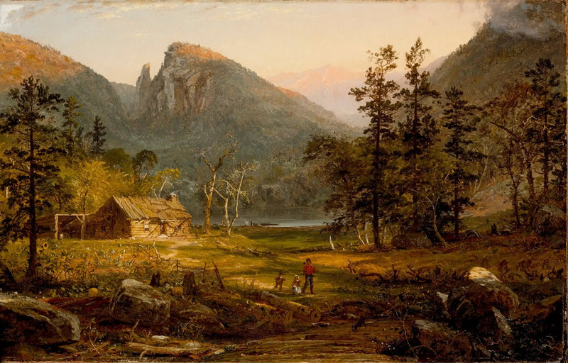 Casa del pioniere, Eagle Cliff, Montagnes Blanches - Jasper Francis Cropsey
