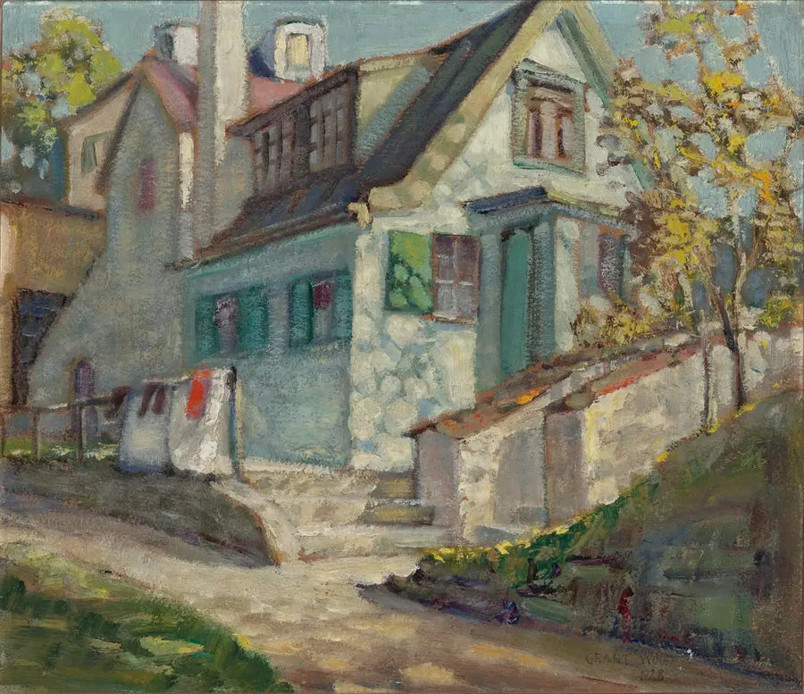 Casa soleggiata - Grant Wood