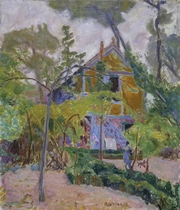 Maison parmi les arbres - Pierre Bonnard image 1 reproduction réalisée par Alpha Reproduction