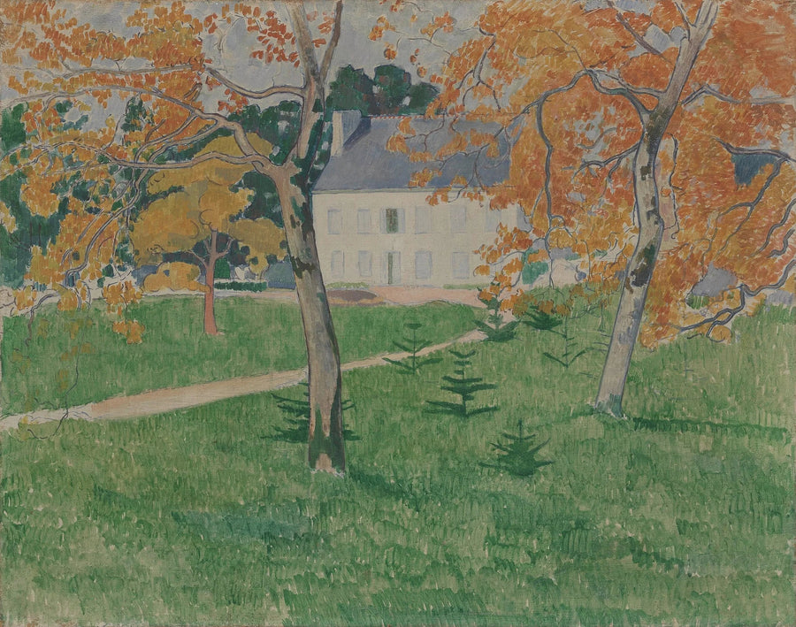 Casa tra gli alberi : Pont-Aven - Émile Bernard