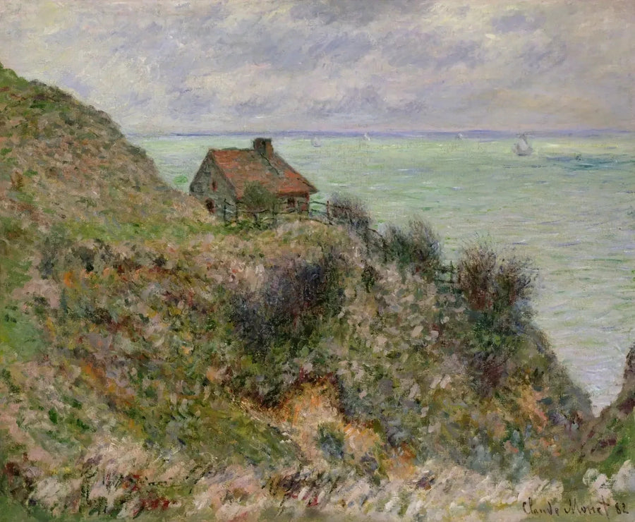 Casa del pescatore, tempo coperto W734 - Claude Monet