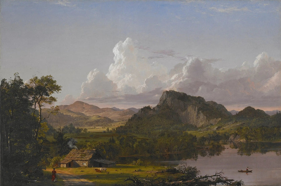 Casa vicino al lago - Frederic Edwin Church