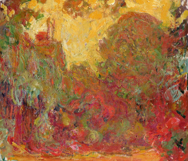 La Casa vista dal roseto - Claude Monet
