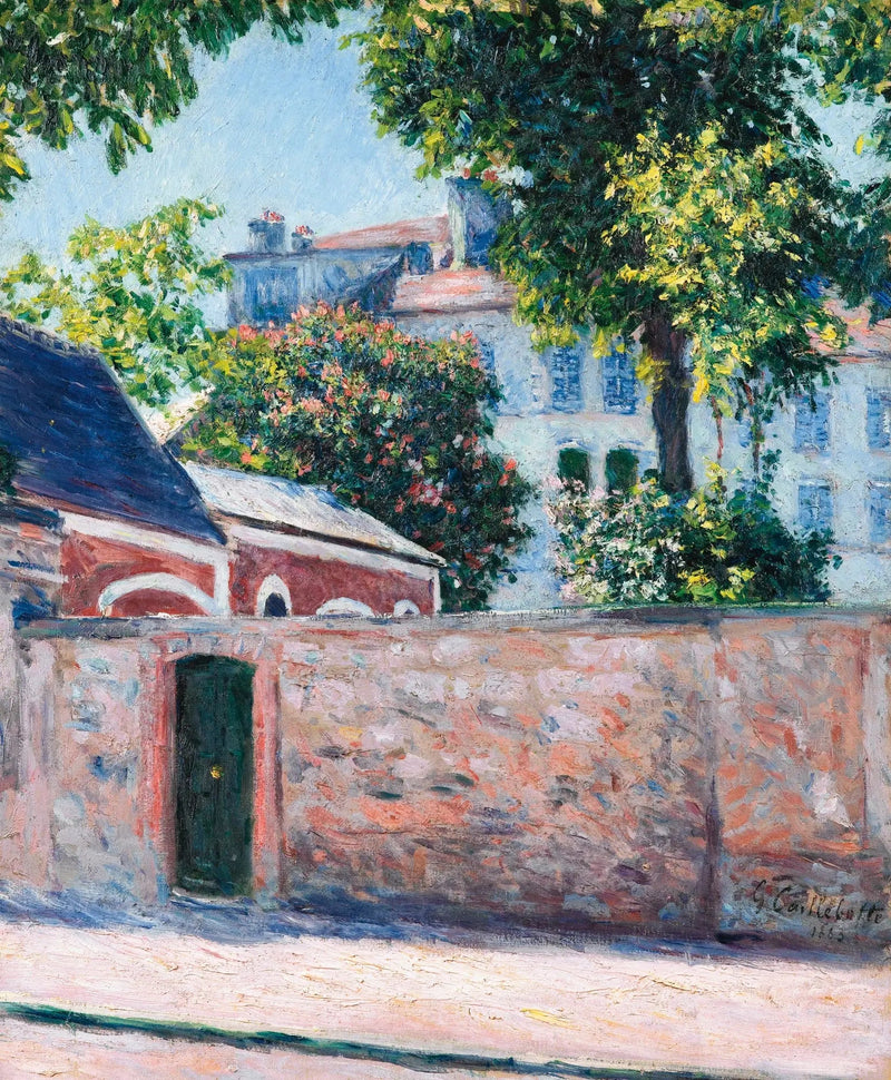 Case ad Argenteuil - Gustave Caillebotte