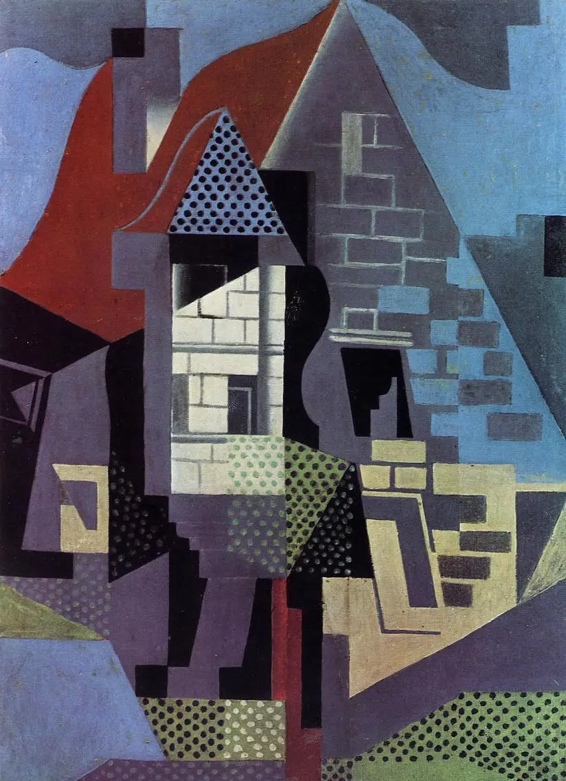 Maisons à Beaulieu - Juan Gris - Alpha Reproduction