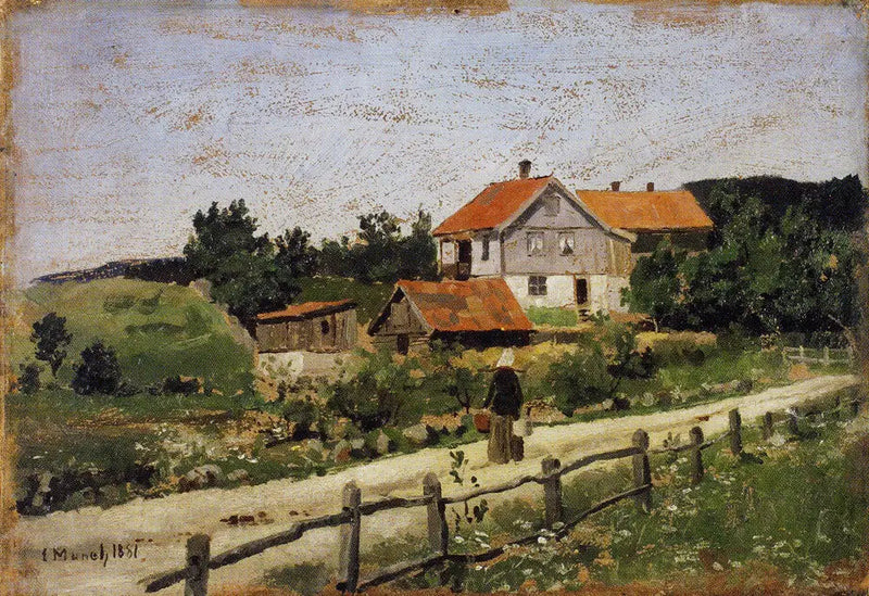 case a Maridalen - Edvard Munch