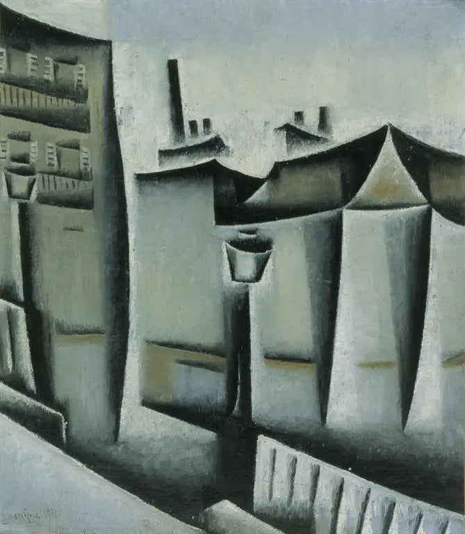 Maisons à Paris - Juan Gris - Alpha Reproduction