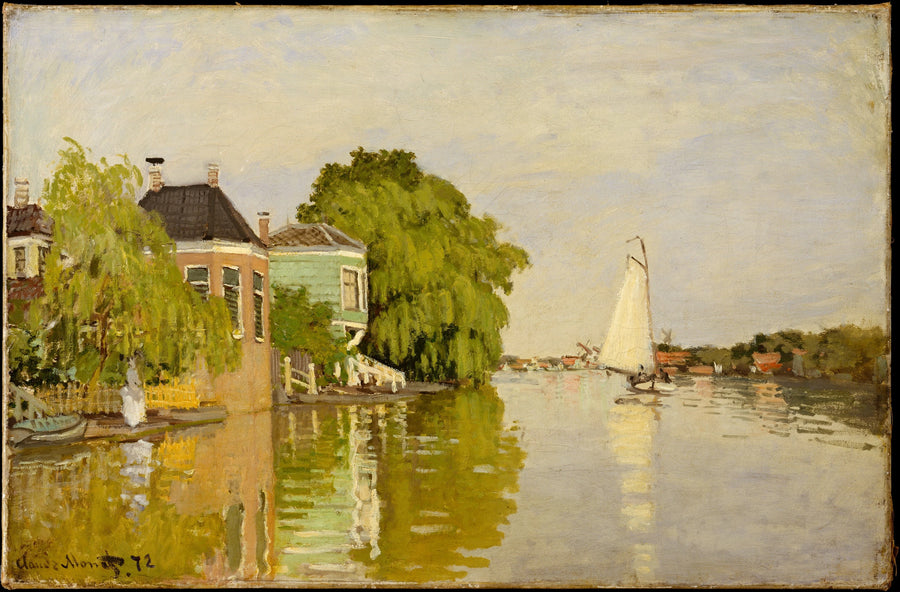 Case sul Achterzaan - Claude Monet