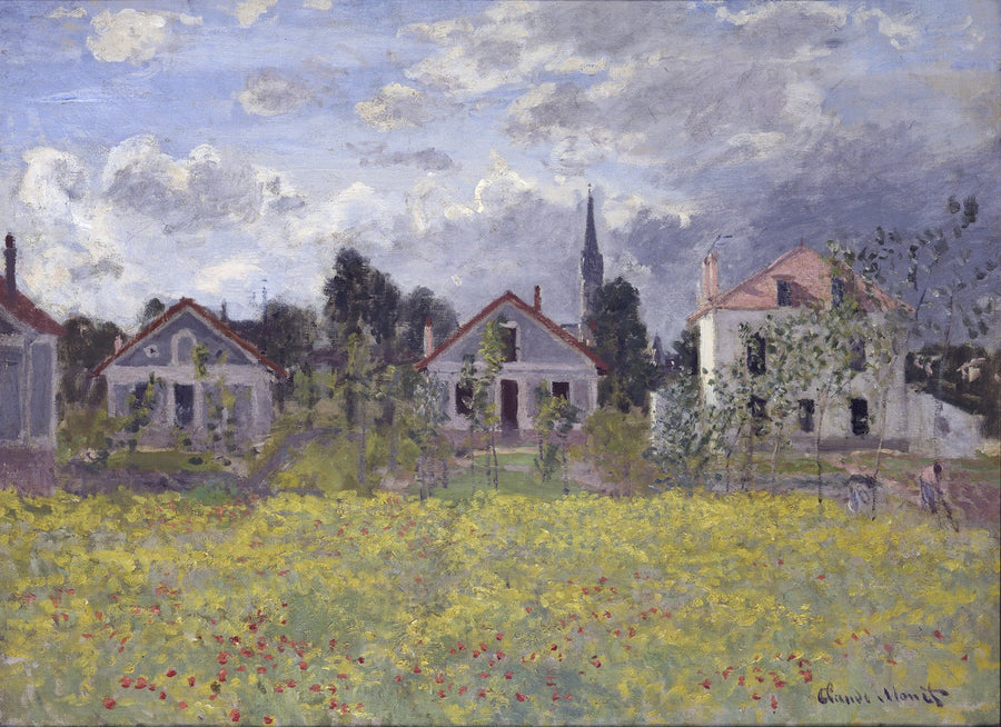 Le case di Argenteuil - Claude Monet