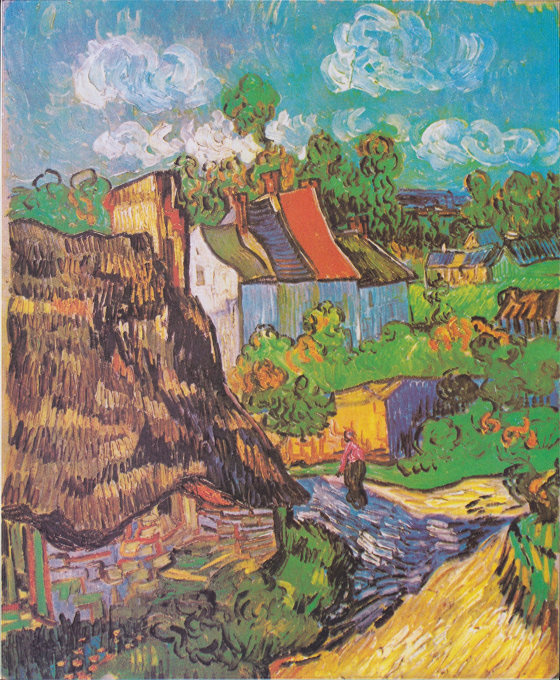 Maisons à Auvers, peinture de Vincent van Gogh conservée au Museum of Fine Arts de Boston