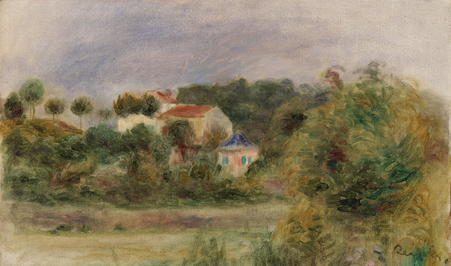 Case in un parco - Pierre-Auguste Renoir