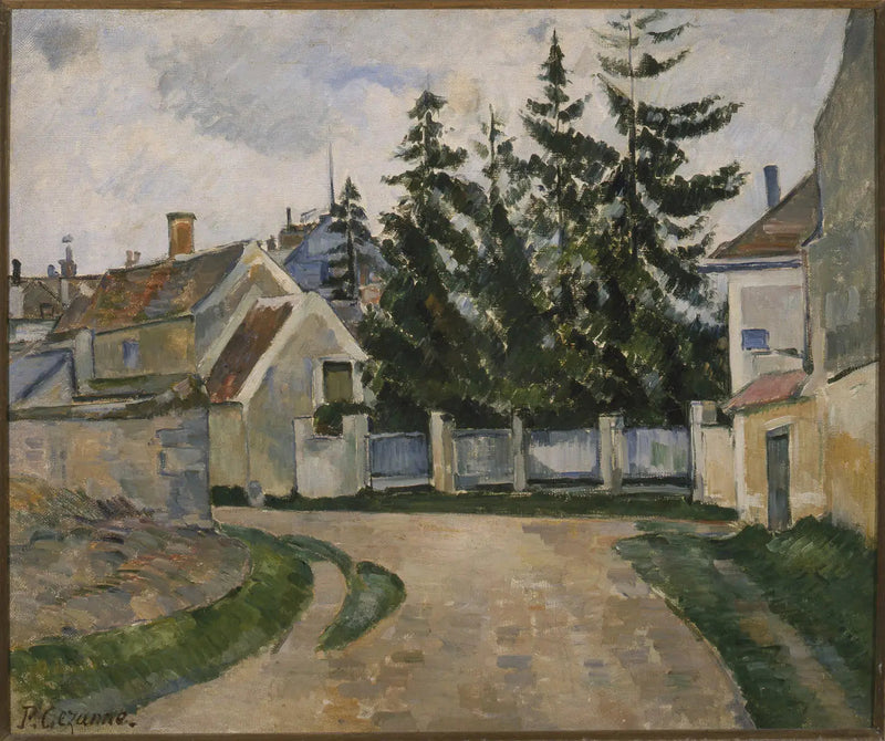 Case e abeti - Paul Cézanne