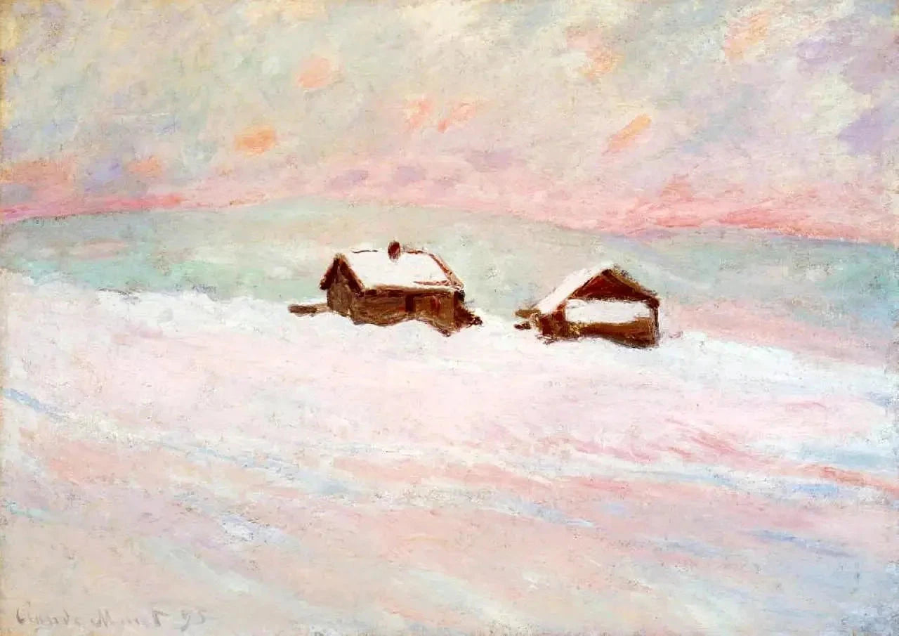 Les Maisons dans la neige, Norvège de Claude Monet, 1895 – Denver Art Museum 39.2017, Wildenstein 1394