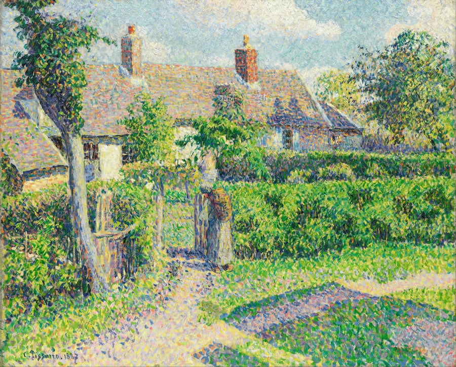 Case contadine, Eragny - Camille Pissarro