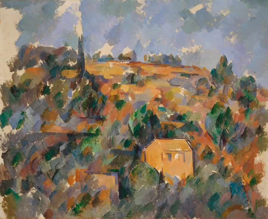 Case sulla collina, Provenza - Paul Cézanne