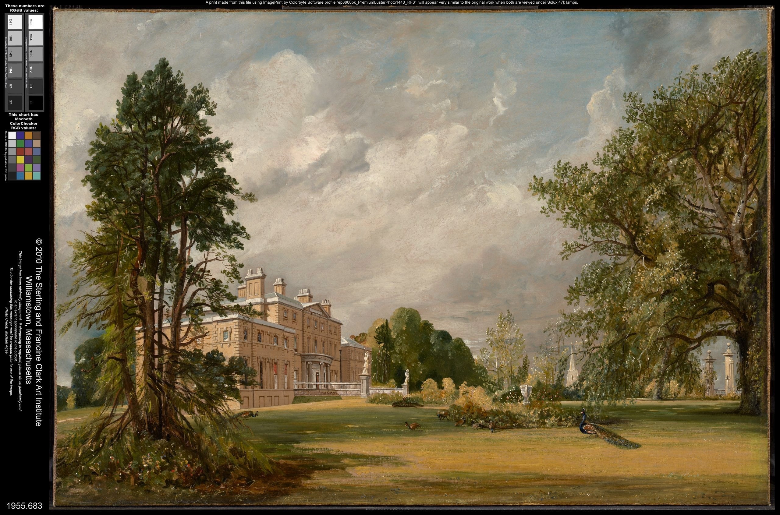 Malvern Hall - John Constable - Alpha Reproduction
