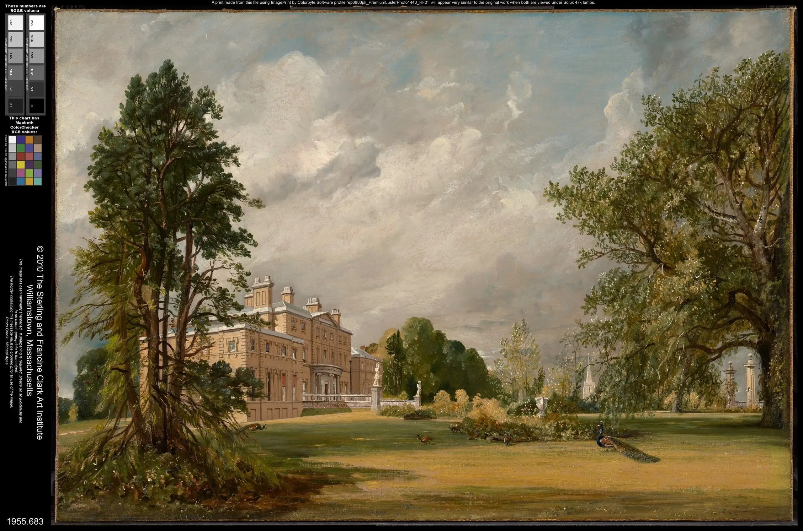 Malvern Hall - John Constable - Alpha Reproduction