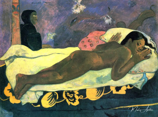 Manao Tupapau - Paul Gauguin - Reproductions de tableaux et peintures haut de gamme