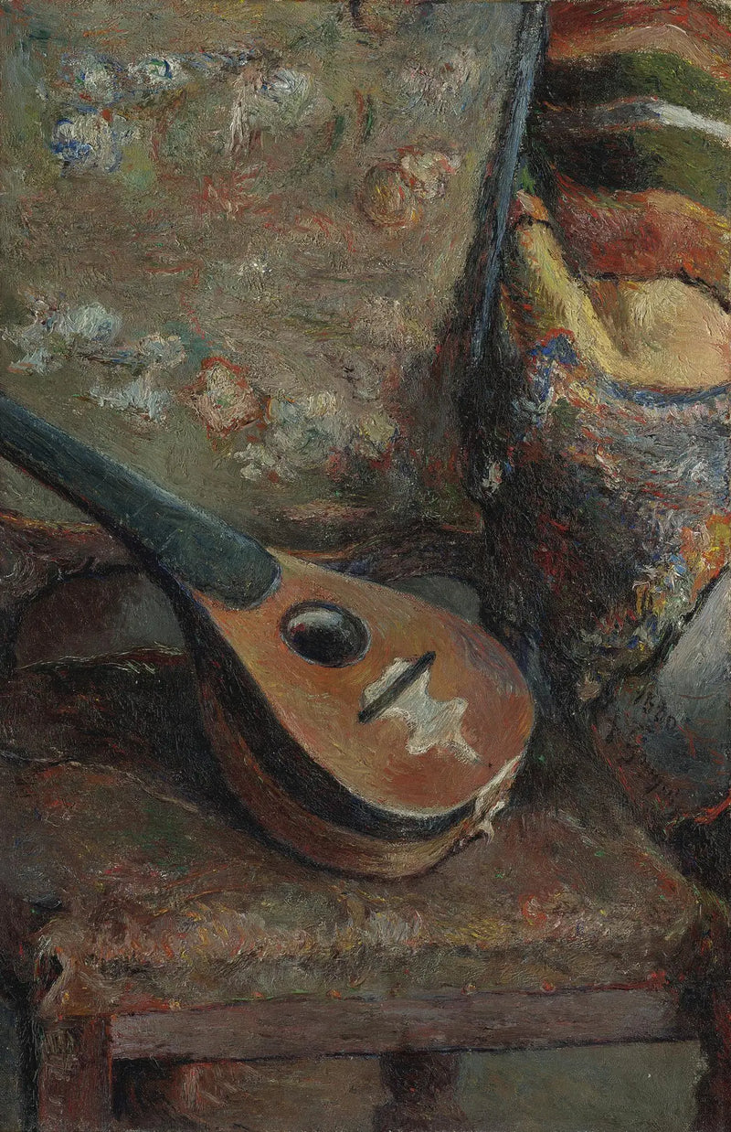 Mandolino su una sedia - Paul Gauguin