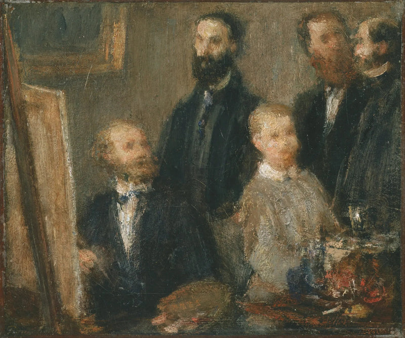 Manet nel suo atelier - Henri Fantin-Latour