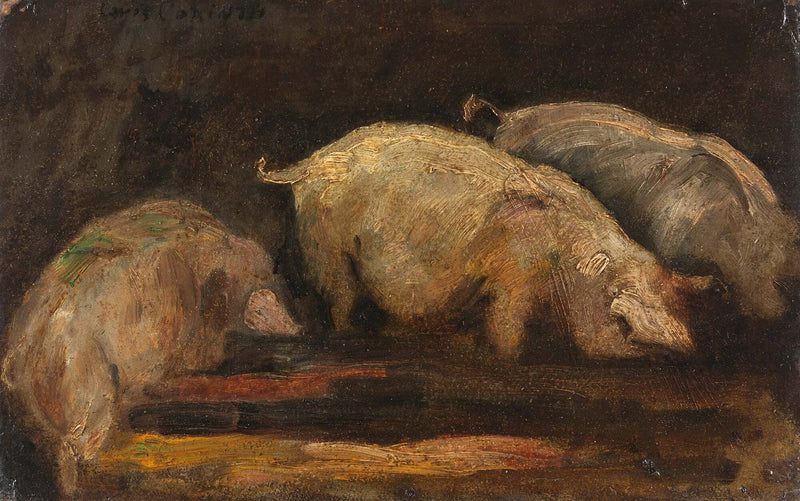 Mangiare maiali - Lovis Corinth