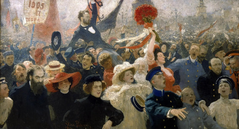 Manifestazione del 17 ottobre 1905 - Ilya Repin