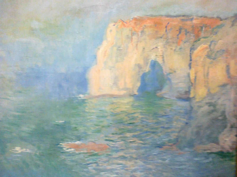 Étretat, la Manneporte, riflessi sull'acqua W1038 - Claude Monet