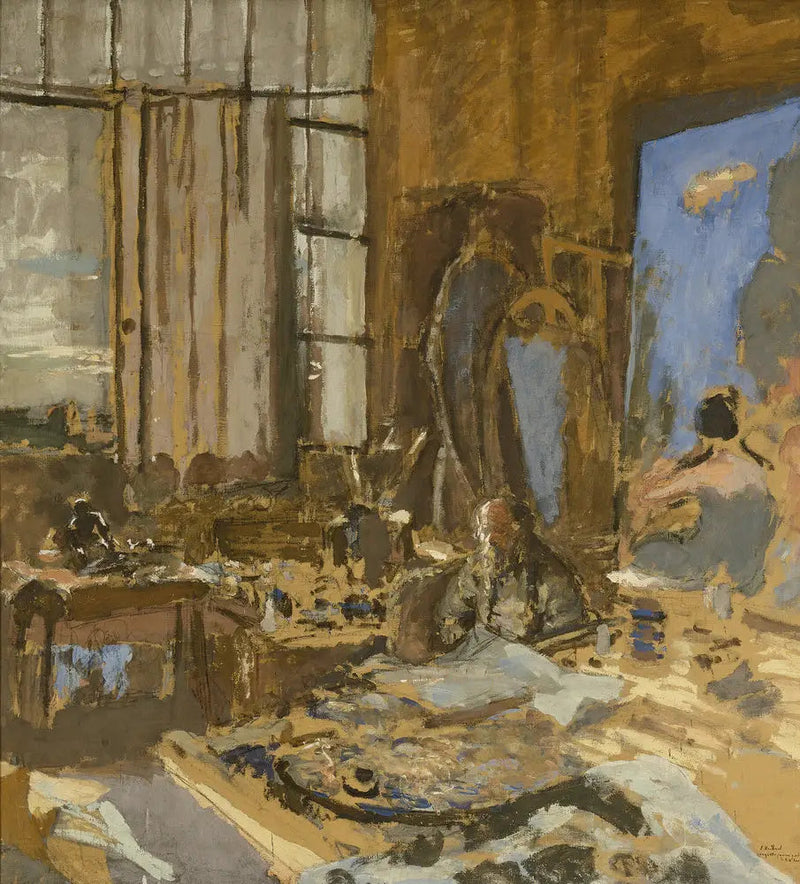 Modello per un ritratto di K.X. Roussel - Édouard Vuillard