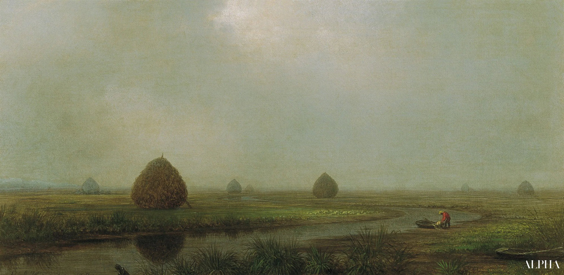 Marais de Jersey - Martin Johnson Heade - Riproduzioni di quadri e dipinti di alta gamma