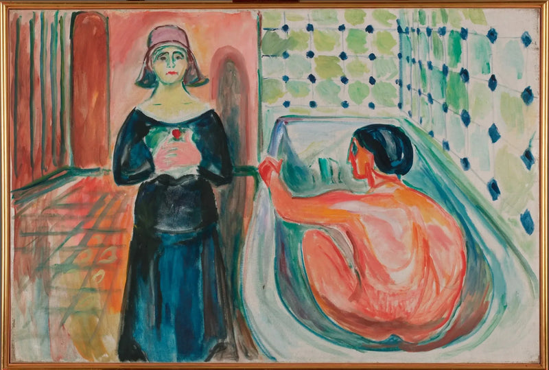 Marat nella vasca e Charlotte Corday - Edvard Munch