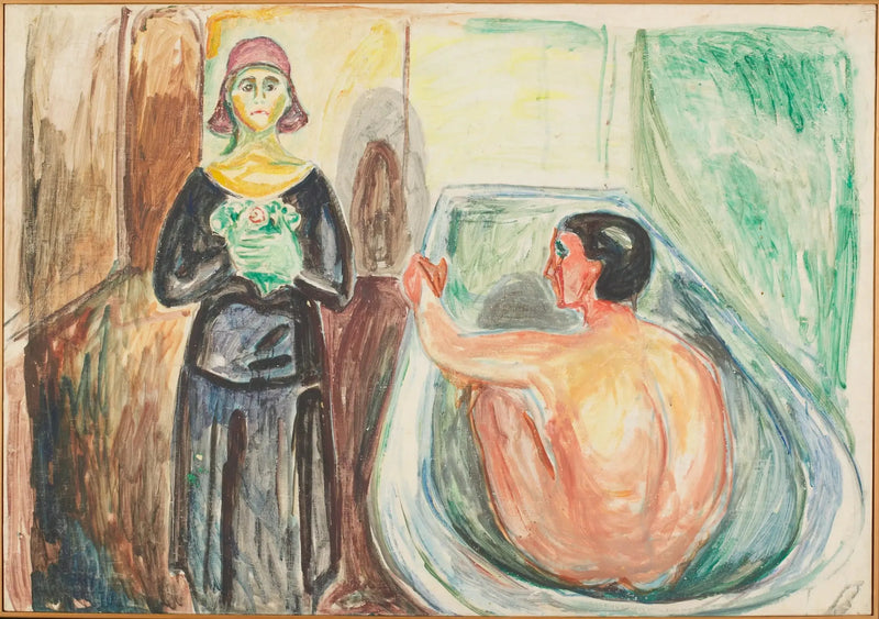 Marat nella vasca e Charlotte Corday - Edvard Munch