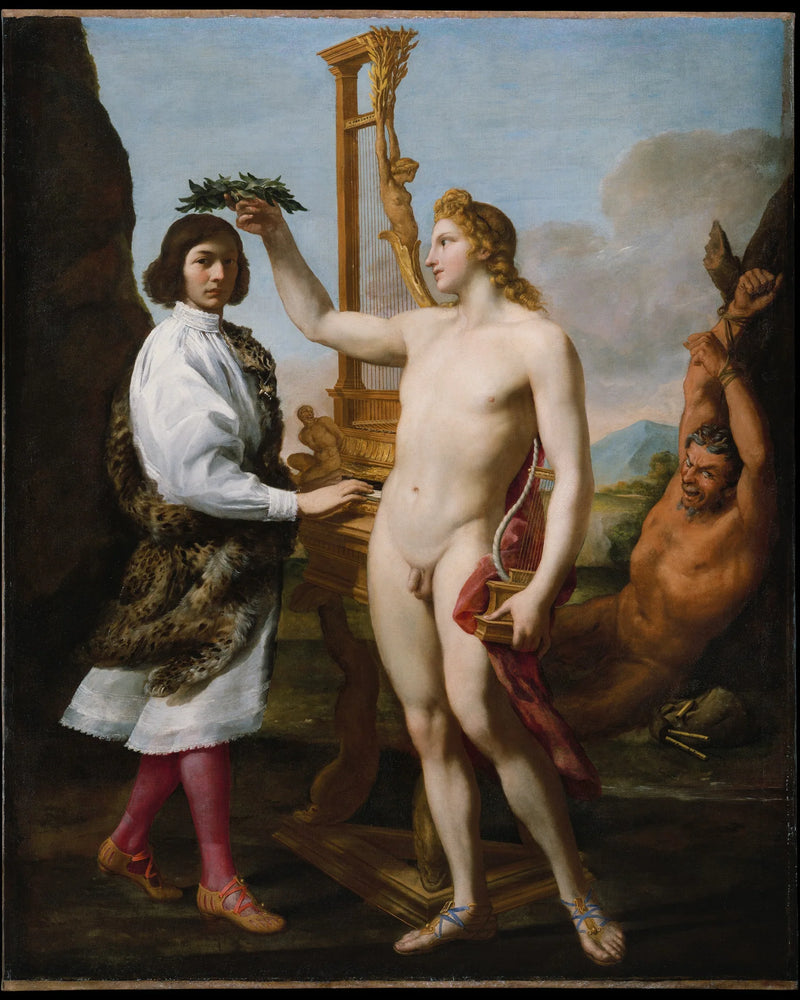 Marcantonio Pasqualini (1614-1691) incoronato da Apollo - Andrea Sacchi