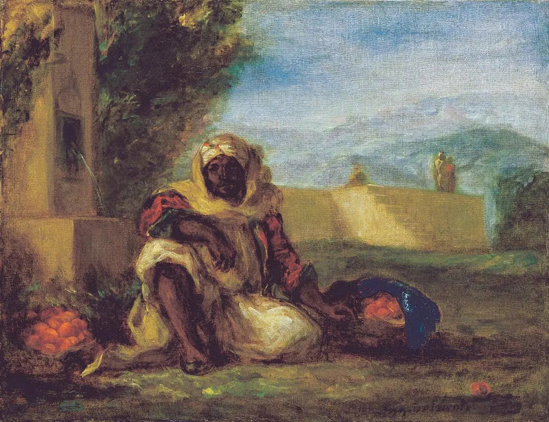 Mercante di arance in Marocco - Eugène Delacroix