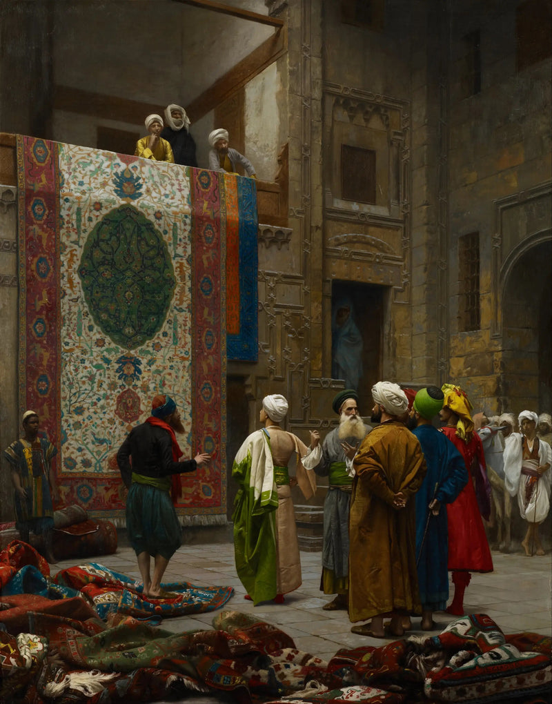 Mercante di tappeti al Cairo - Jean-Léon Gérôme